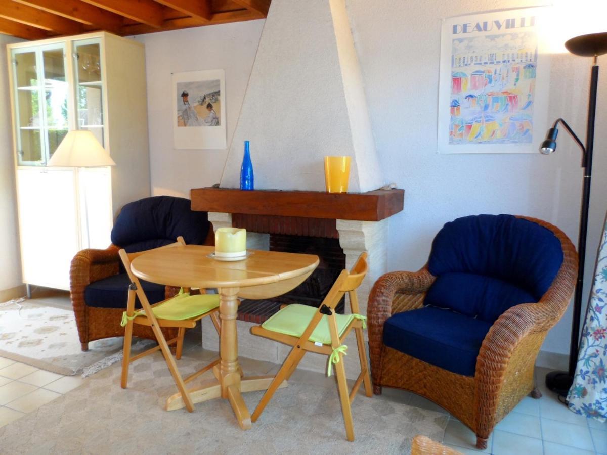 Charmant Cottage Normand Avec Jardin, Proche Hippodrome, Piscine Chauffee Et Tennis, Parking Prive - Fr-1-487-288 꺄부흐 외부 사진